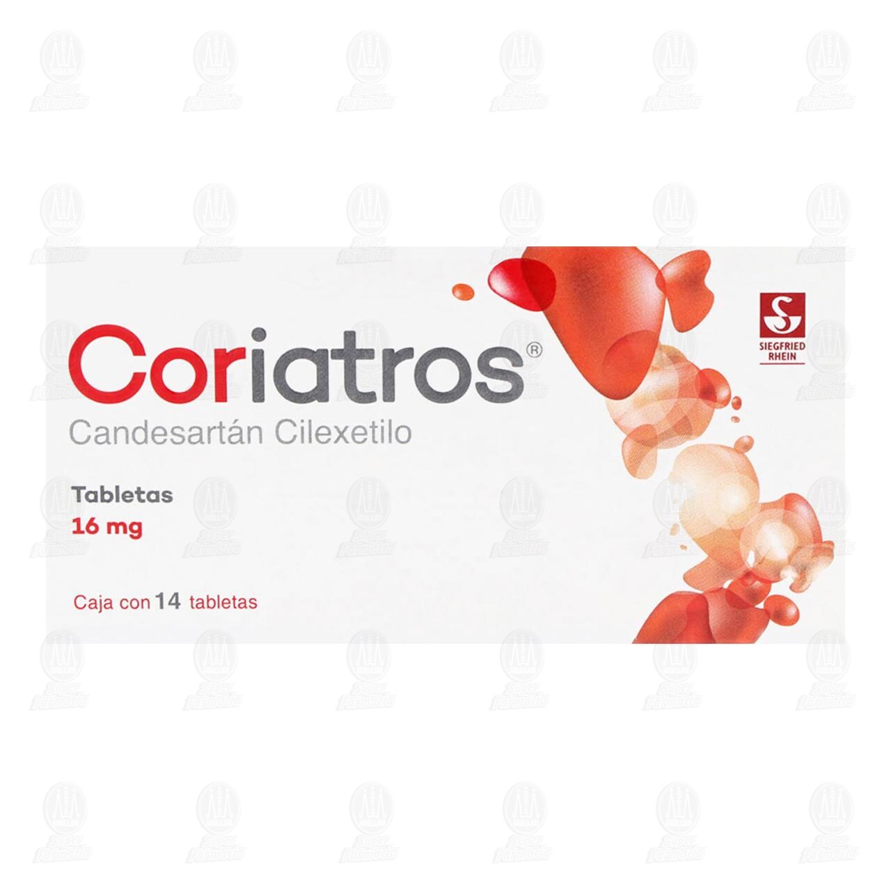 Coriatros 16 mg, 14 Tabletas. image number 1