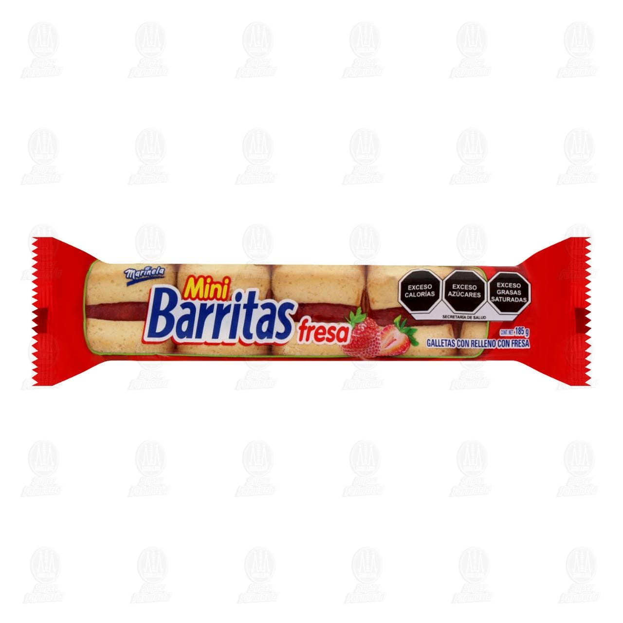 Galletas Mini Barritas Marinela de Fresa, 185 gr. Smart Club Galletas Mini Barritas Marinela de Fresa, 185 gr. Smart Club