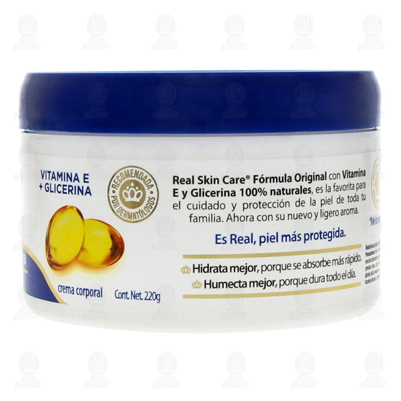Crema Corporal Real Skin Care F&oacute;rmula Original para Todo Tipo de Piel, 220 gr. image number 3