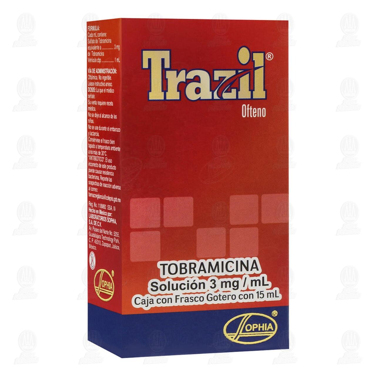 Trazil Ofteno 3mg/ml Soluci&oacute;n Gotas, 15 ml. image number 0