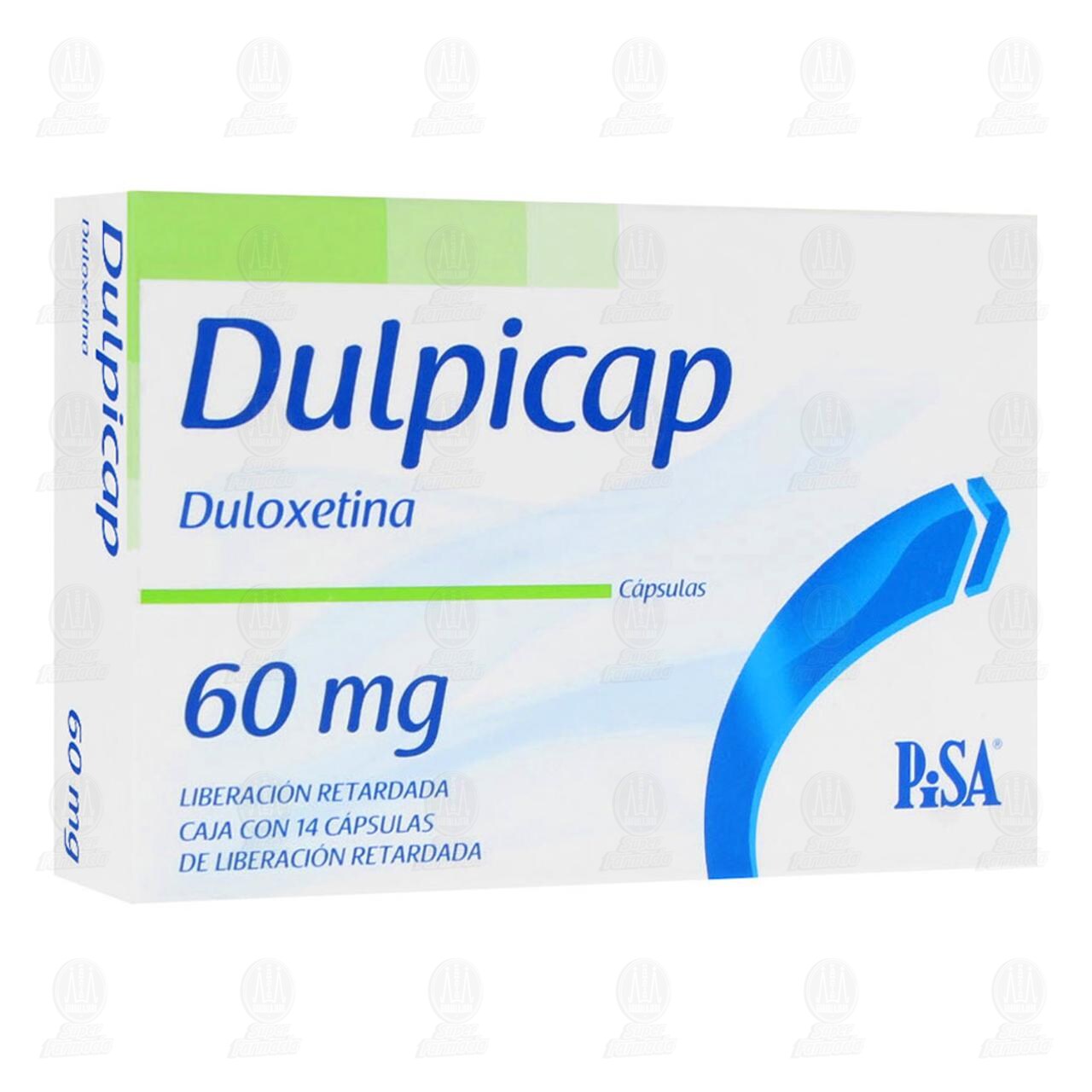 Dulpicap 60 mg, 14 C&aacute;psulas.