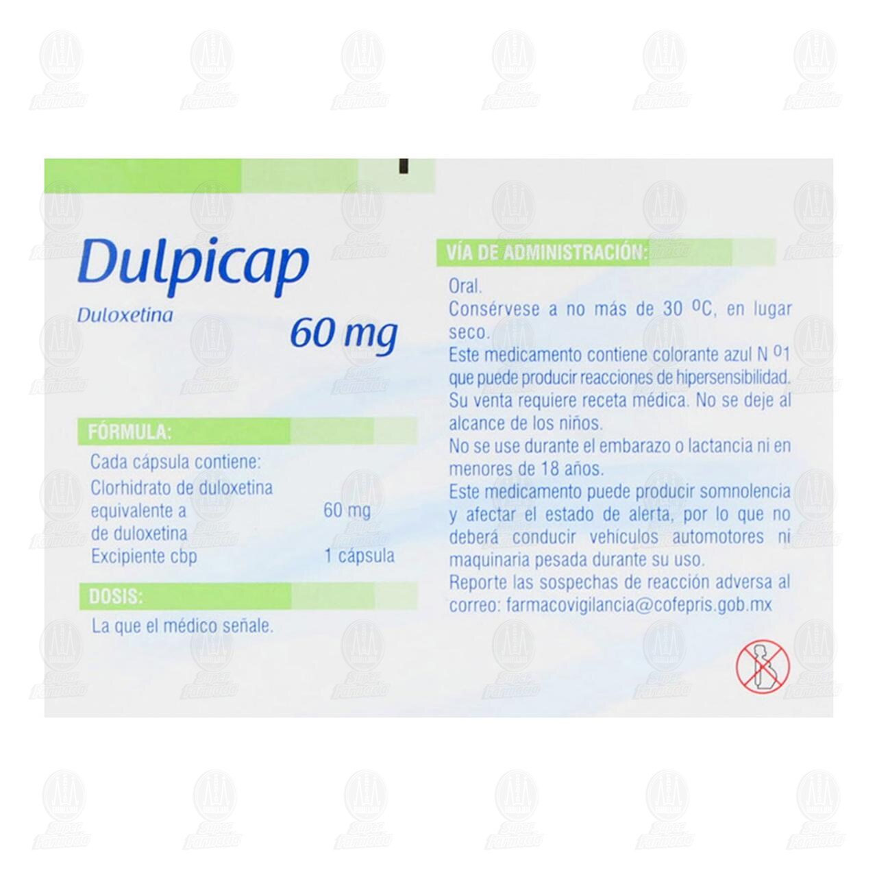 Dulpicap 60 mg, 14 C&aacute;psulas. image number 2