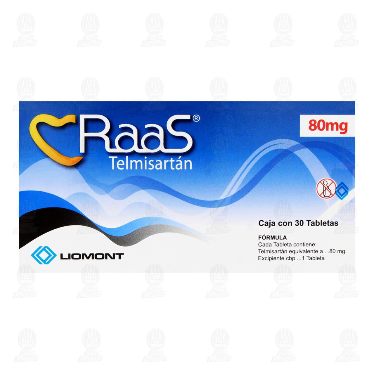 Raas 80 mg, 30 Tabletas. image number 2