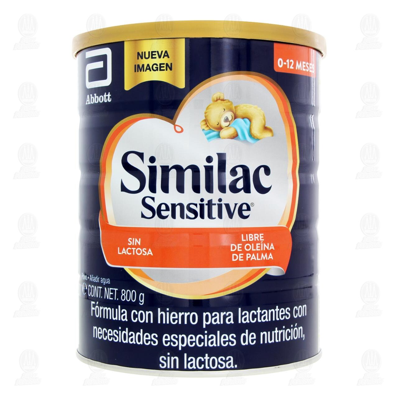 F&oacute;rmula Infantil Similac Sensitive con Hierro Sin Lactosa para Lactantes (0-12 Meses), 800 gr. image number 1