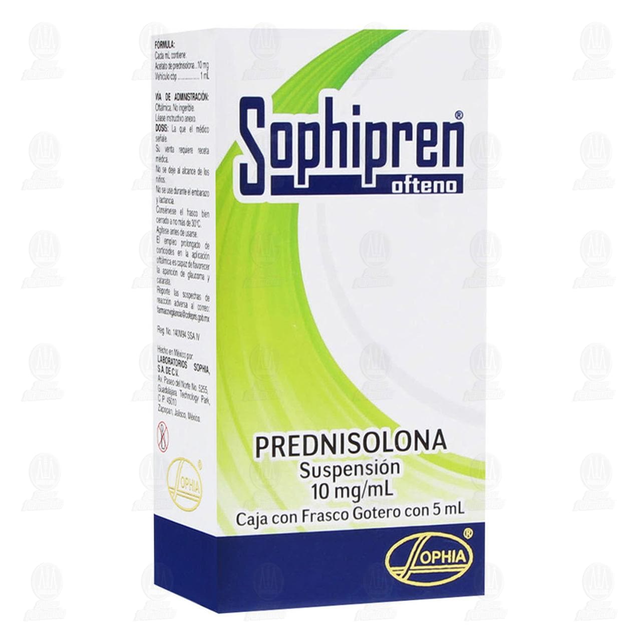 Sophipren Ofteno 10mg/ml Suspensión Gotas, 5 ml. image number 0