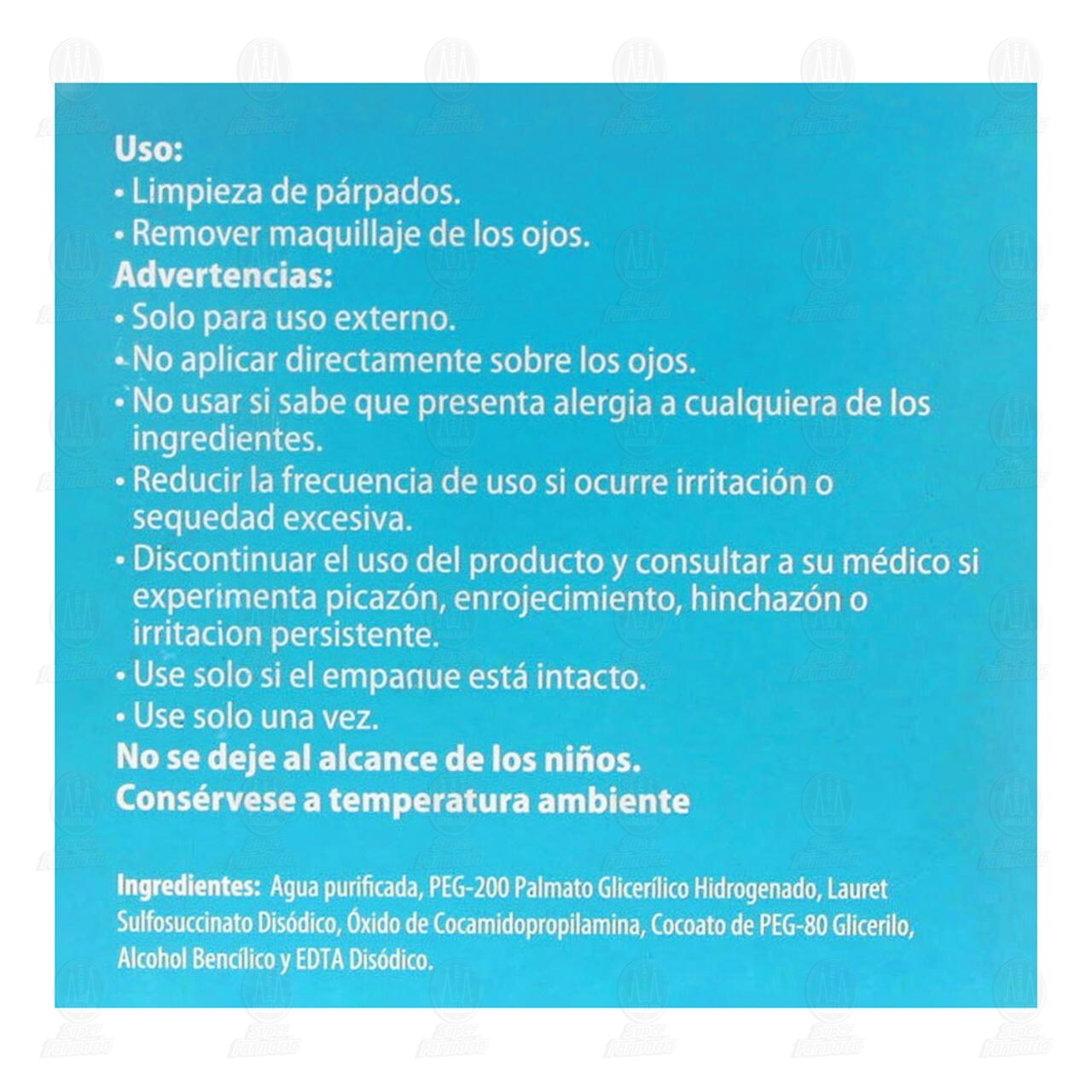 Toallitas Pre-Humectadas Systane para P&aacute;rpados, 30 pzas. image number 4