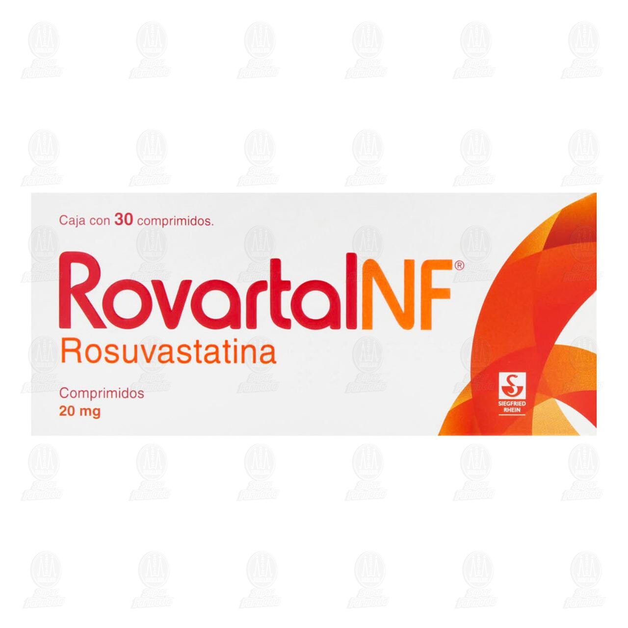 Rovartal NF 20 mg, 30 Comprimidos. image number 1