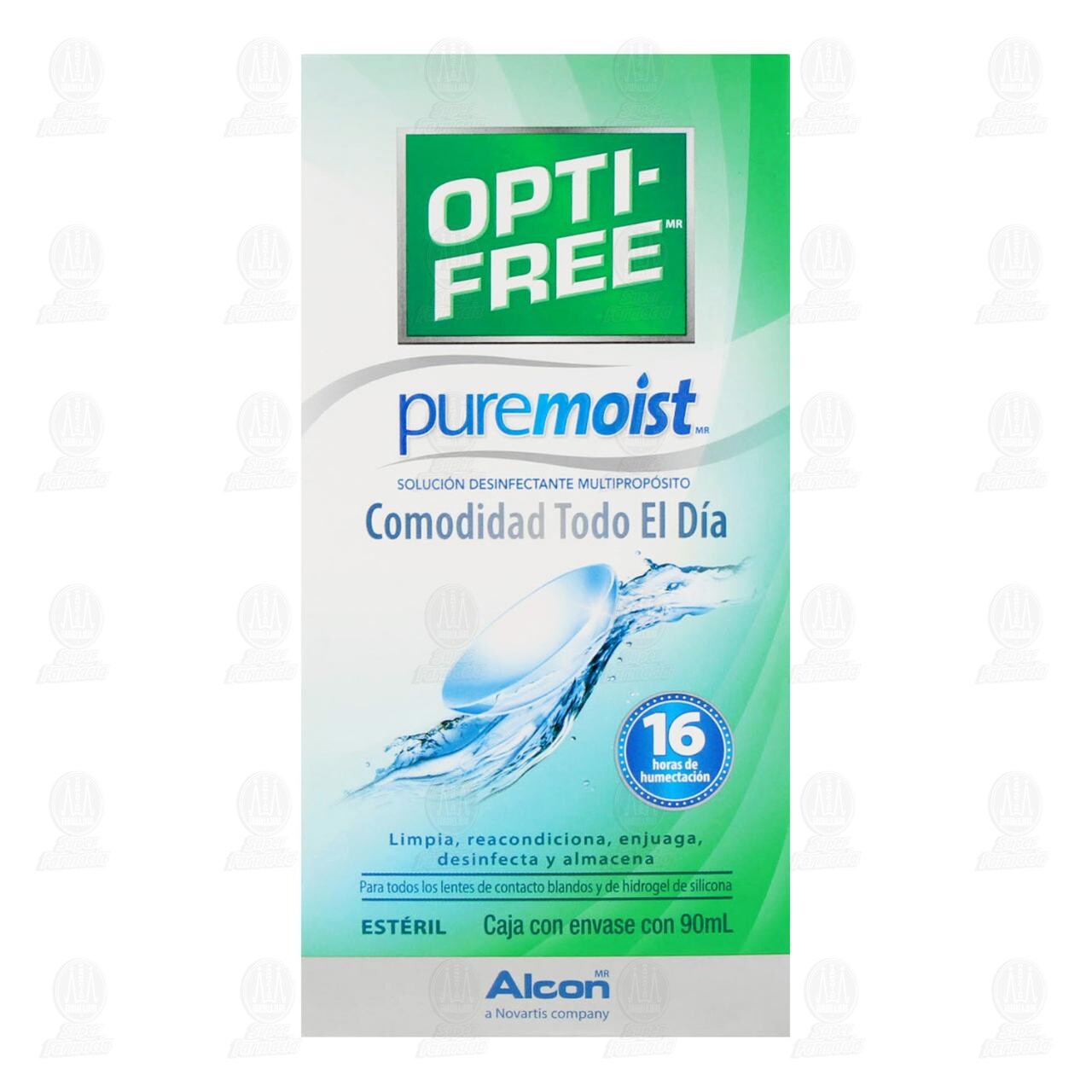 Opti-Free Pure Moist Soluci&oacute;n, 90 ml. image number 1