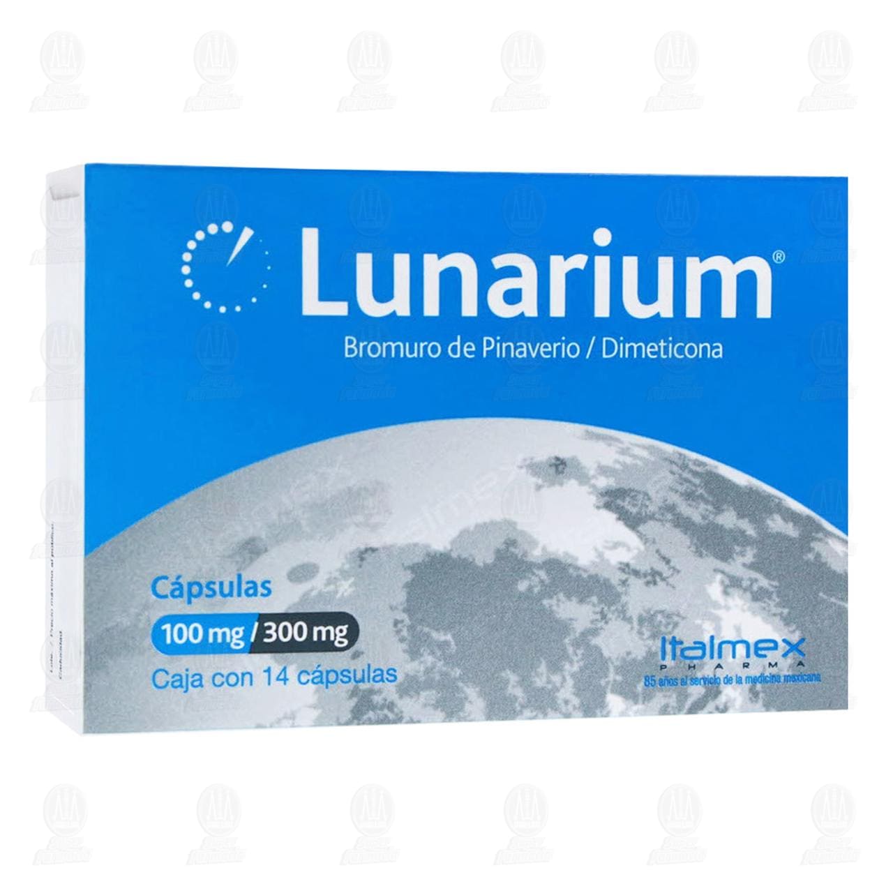 Lunarium 100mg/300mg, 14 C&aacute;psulas.