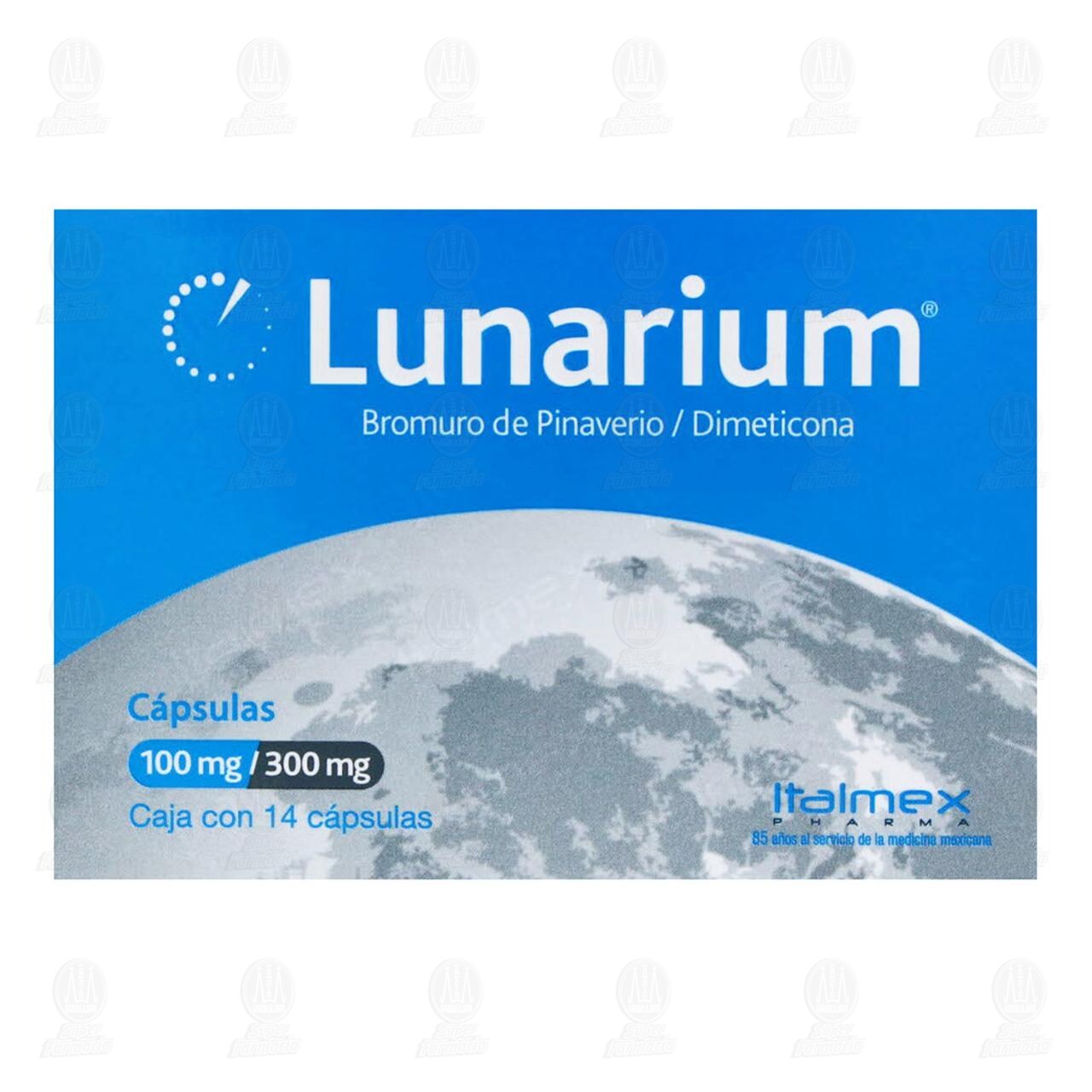 Lunarium 100mg/300mg, 14 C&aacute;psulas. image number 1