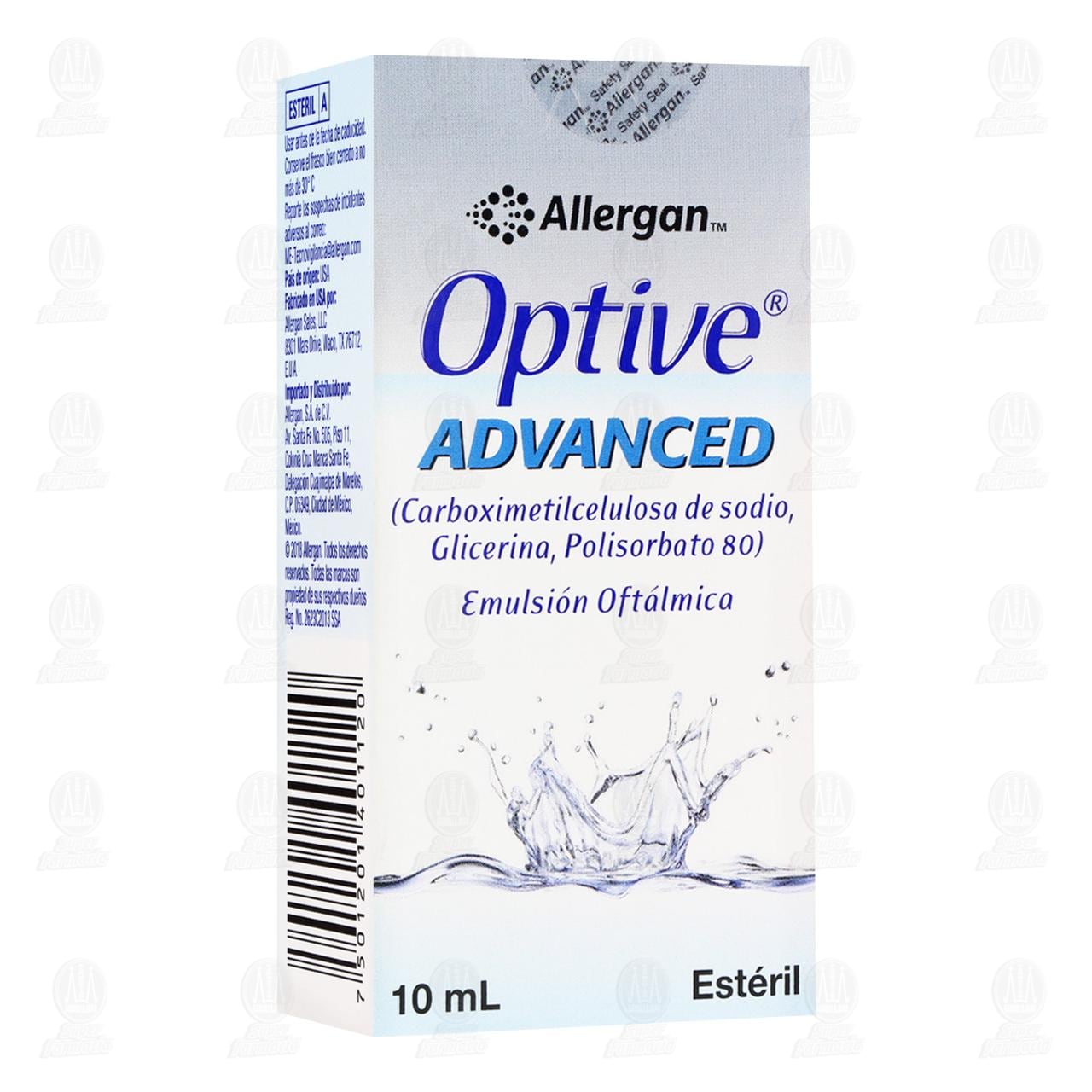 Optive Advanced Emulsi&oacute;n Oft&aacute;lmica, 10 ml. image number 0