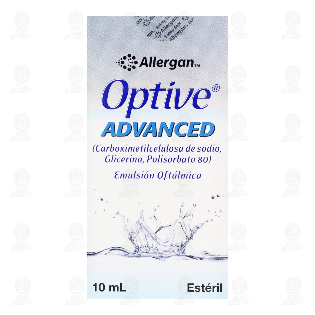 Optive Advanced Emulsi&oacute;n Oft&aacute;lmica, 10 ml. image number 1
