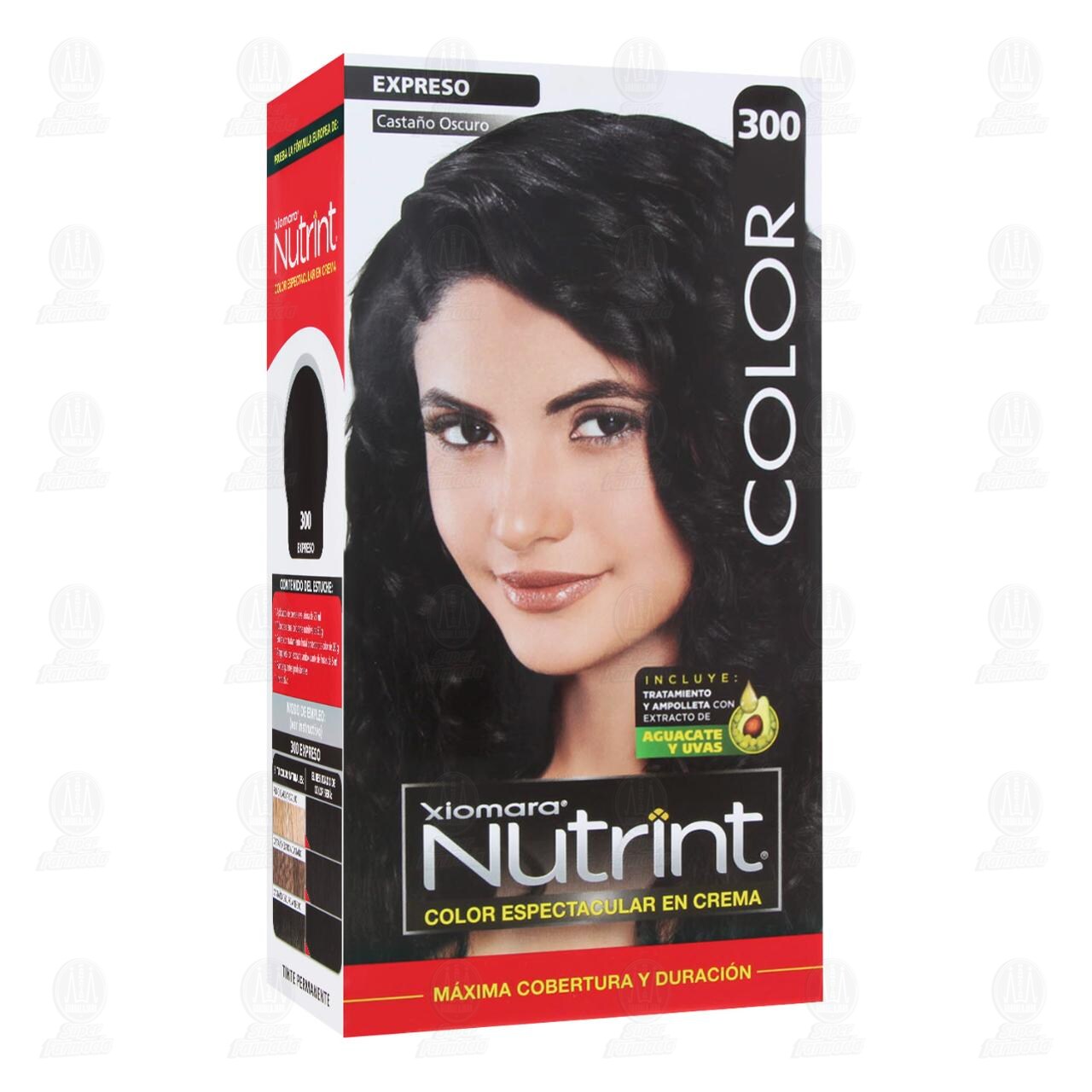 Tinte Nutrint Color Espectacular en Crema Casta&ntilde;o Oscuro (300), 1 pz. image number 0