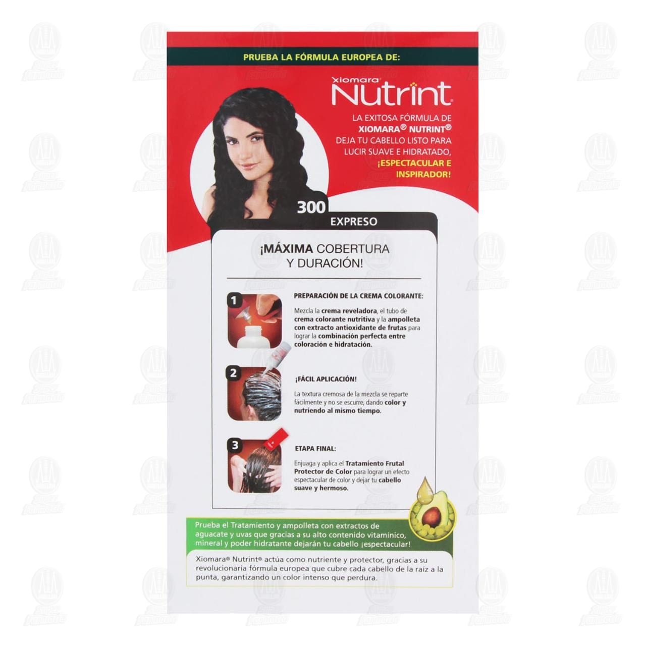 Tinte Nutrint Color Espectacular en Crema Casta&ntilde;o Oscuro (300), 1 pz. image number 2