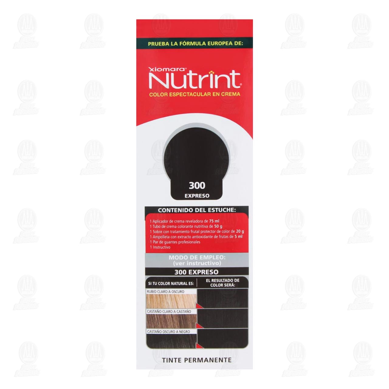 Tinte Nutrint Color Espectacular en Crema Casta&ntilde;o Oscuro (300), 1 pz. image number 4