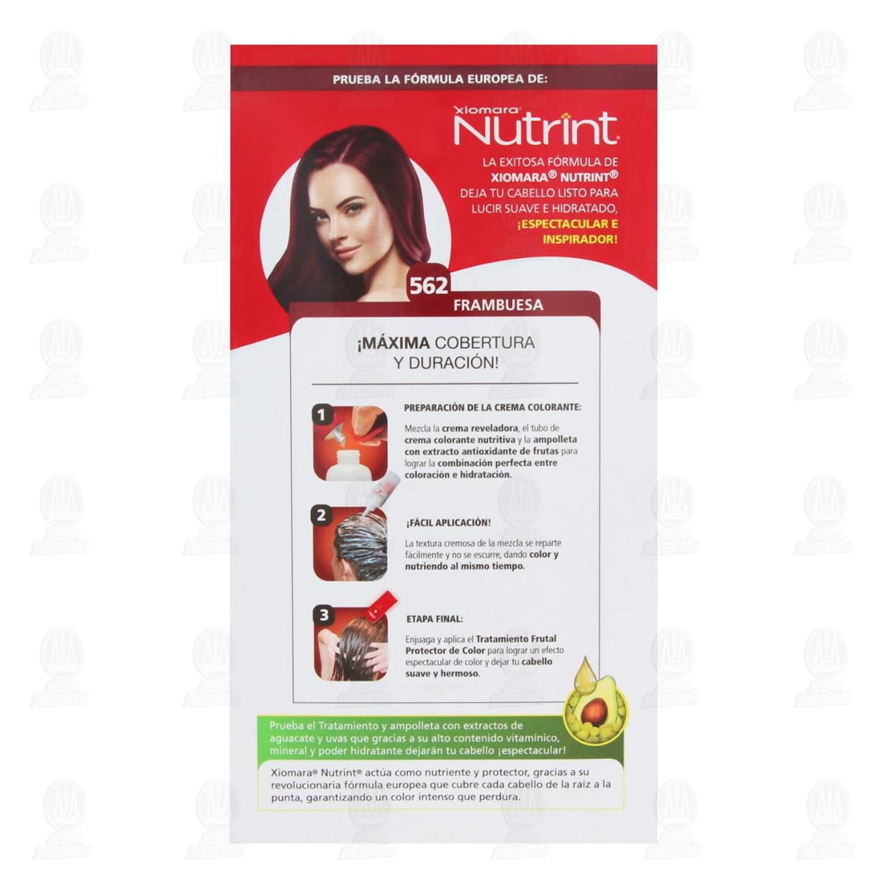 Tinte Nutrint Color Espectacular en Crema Casta&ntilde;o Claro Rojizo Nacarado (562), 1 pz. image number 2