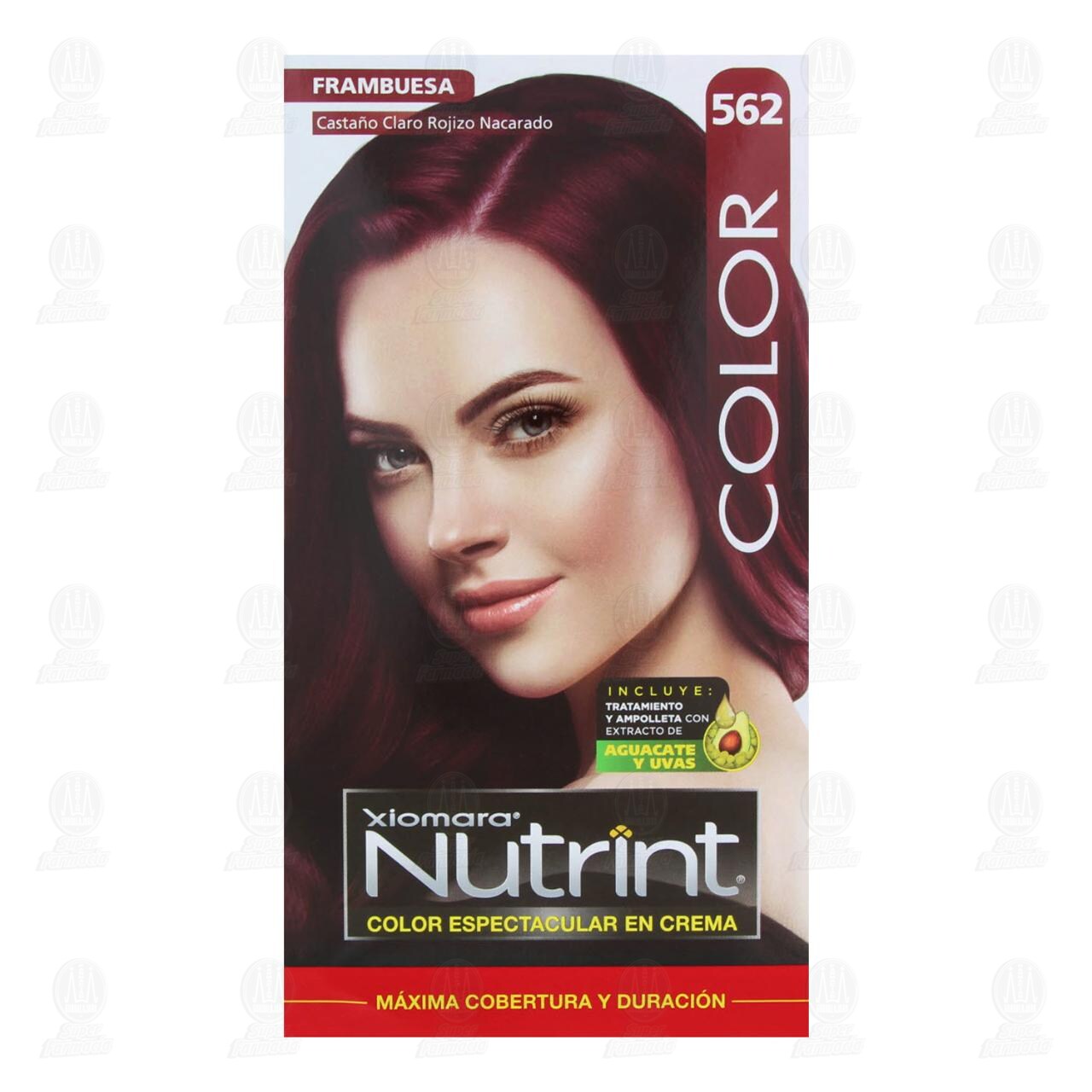 Tinte Nutrint Color Espectacular en Crema Casta&ntilde;o Claro Rojizo Nacarado (562), 1 pz. image number 1