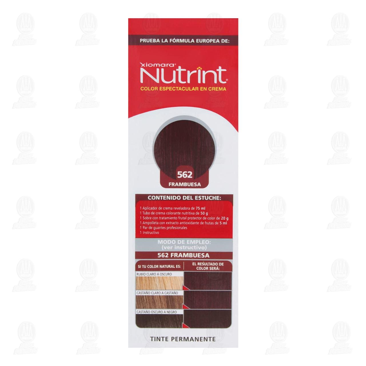 Tinte Nutrint Color Espectacular en Crema Casta&ntilde;o Claro Rojizo Nacarado (562), 1 pz. image number 4