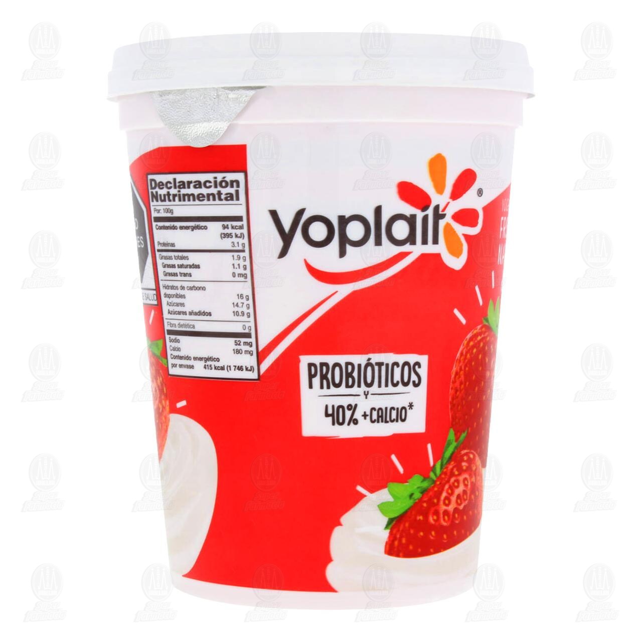 Yoghurt Yoplait con Fresas Naturales, 442 gr. image number 0