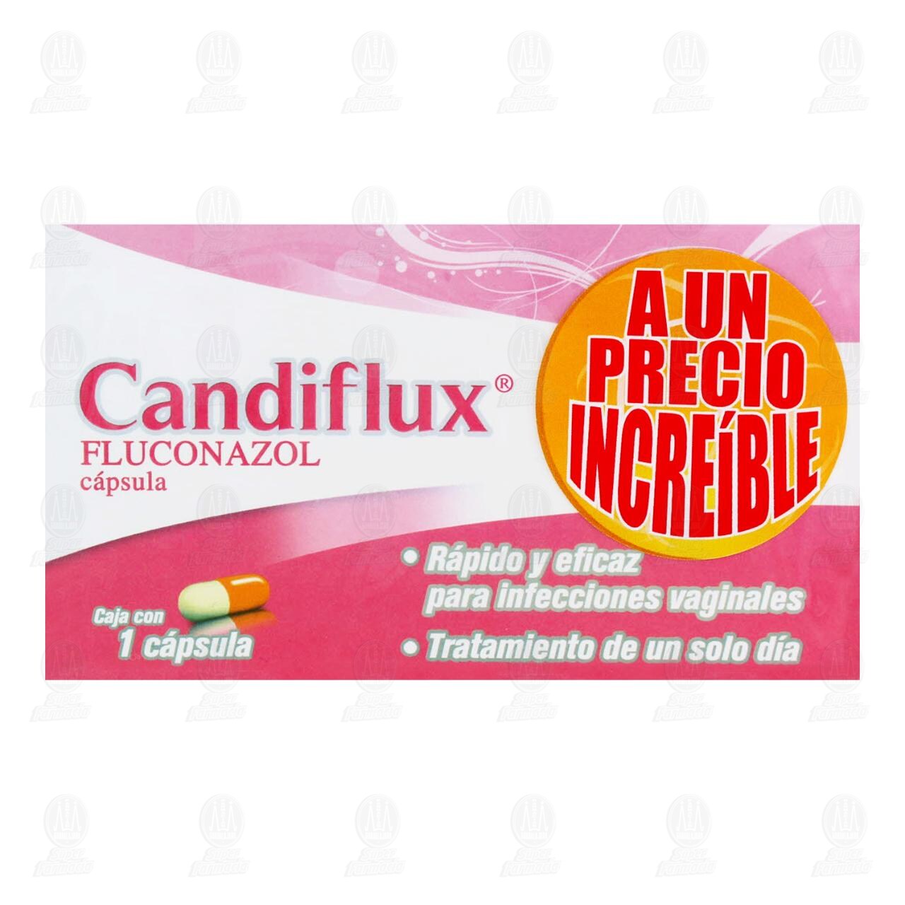 Candiflux 150mg 2 Cajas con 1 C&aacute;psula c/u, Precio Especial. image number 1