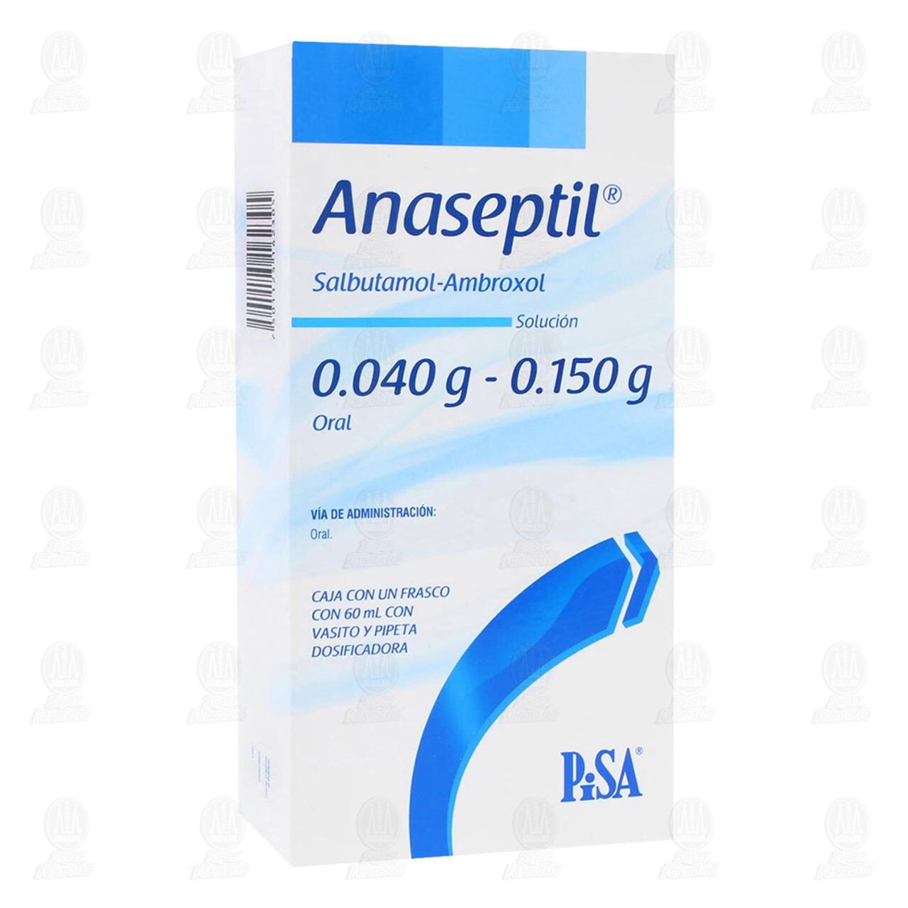 Anaseptil 0.040gr/0.150gr, 60 ml. image number 0