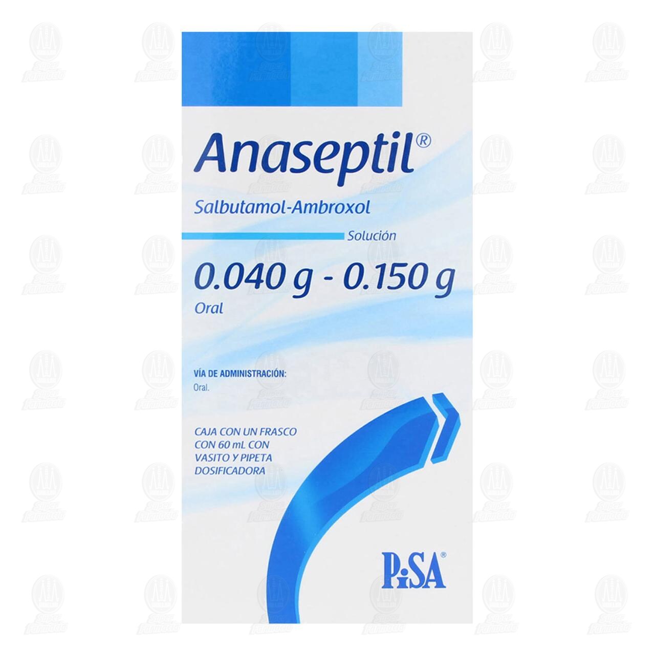 Anaseptil 0.040gr/0.150gr, 60 ml. image number 1