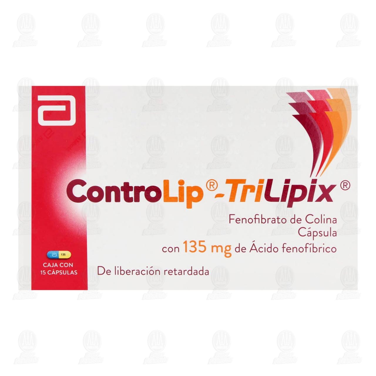 Controlip-Trilipix 135 mg, 15 C&aacute;psulas. image number 1