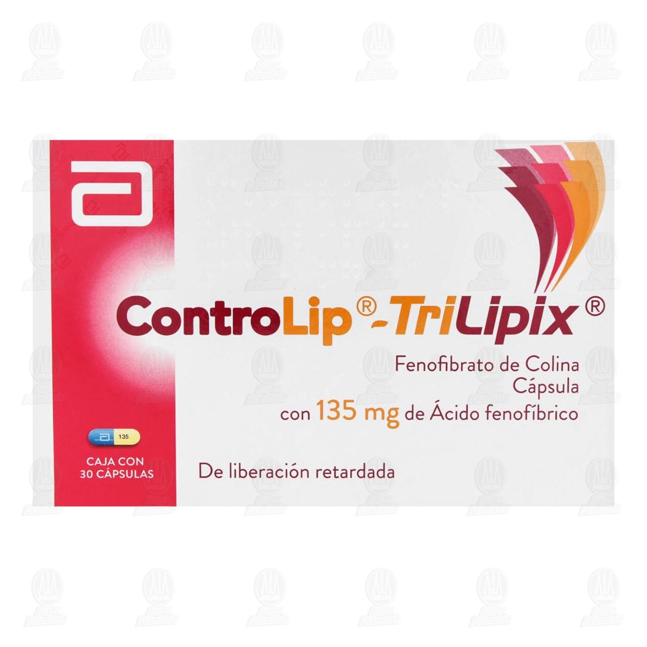 Controlip-Trilipix 135 mg, 30 Cápsulas. image number 1