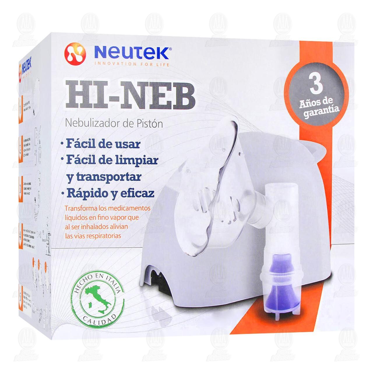 Nebulizador Neutek Hi-Neb de Pistón, 1 pz.