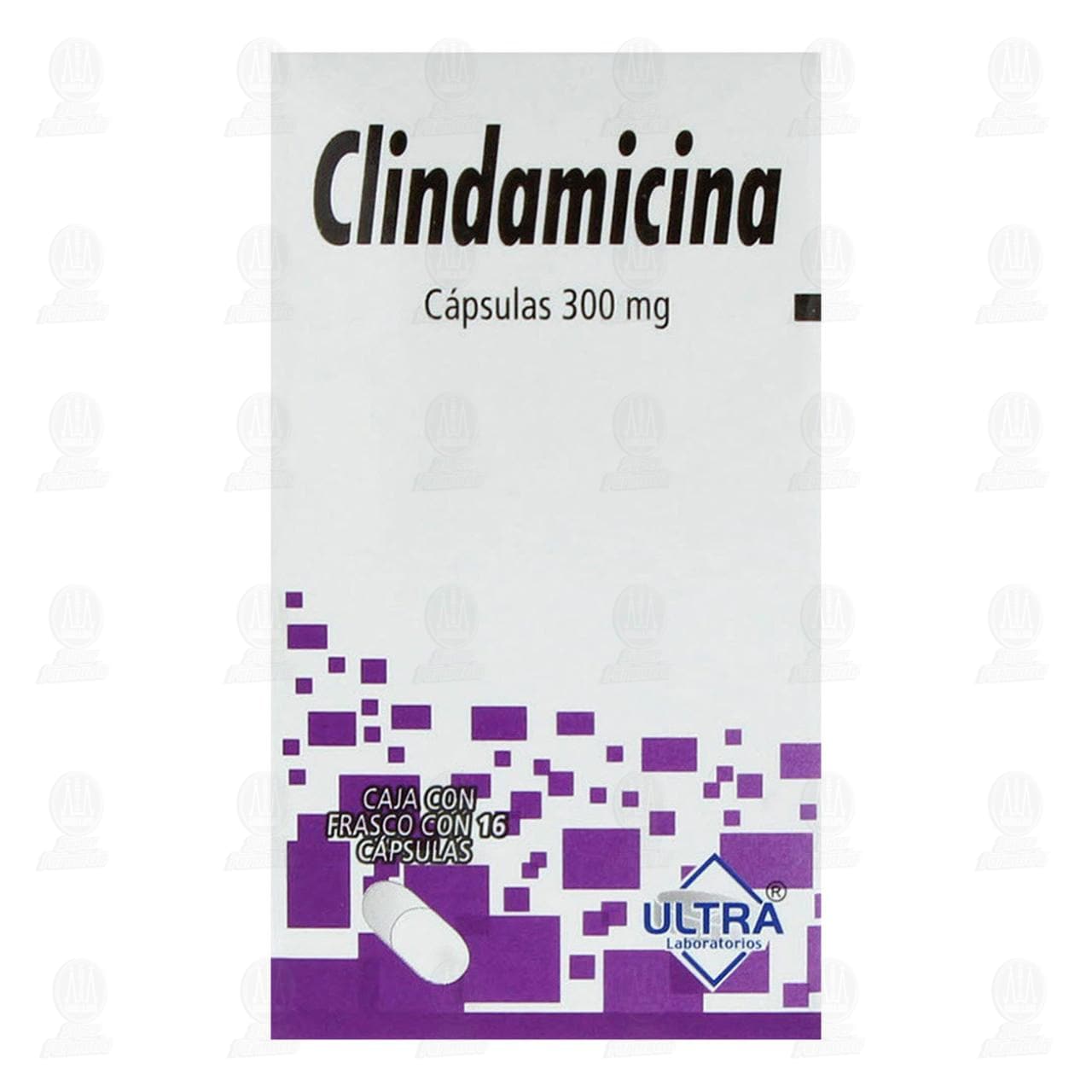 Clindamicina 300 mg, 16 C&aacute;psulas. image number 1