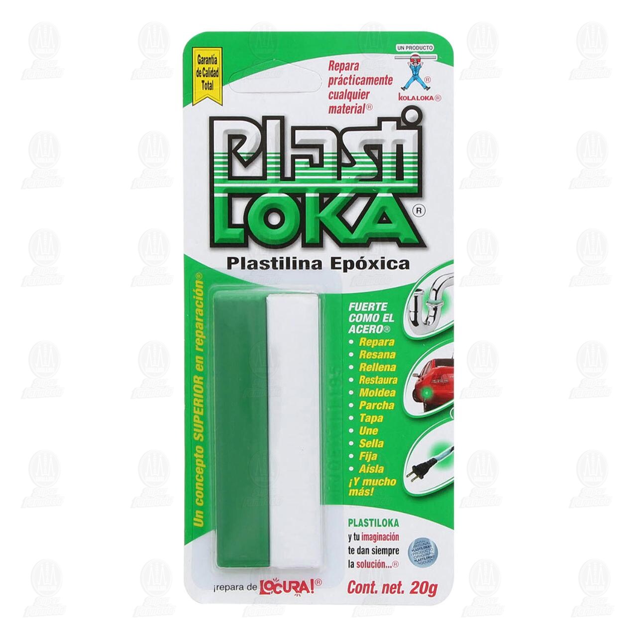 Pegamento Plasti Loka Plastilina Epóxica, 20 gr. image number 0