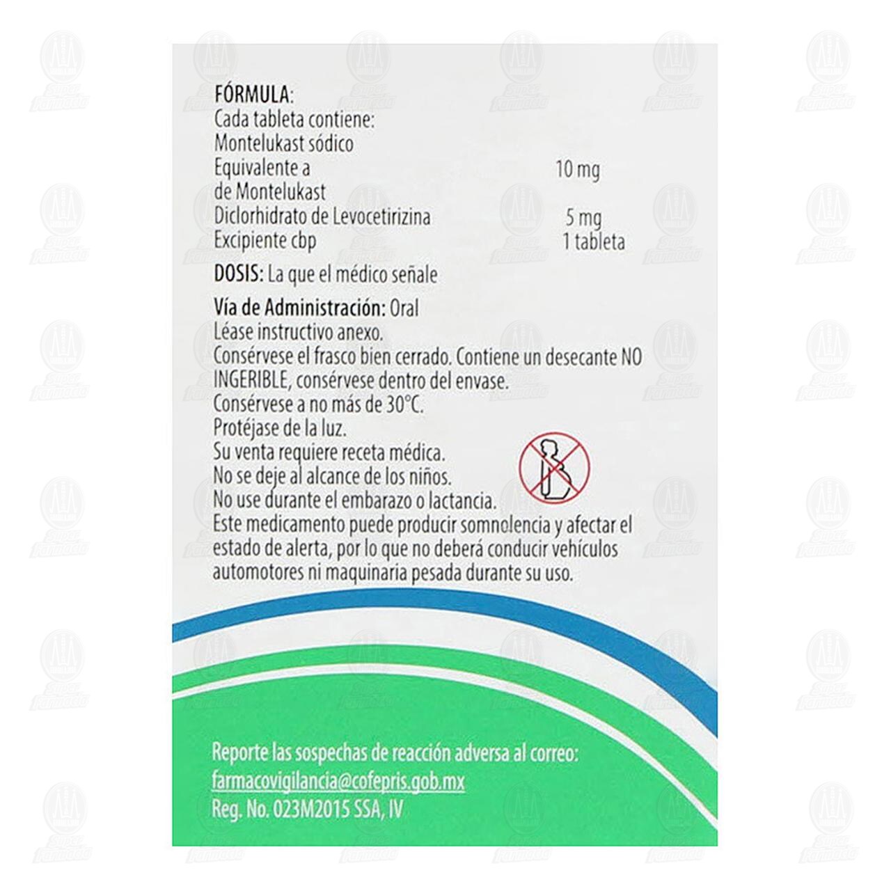 Misdapre RAC 10mg/5mg, 28 Tabletas. de MISDAPRE | Farmacias Guadalajara