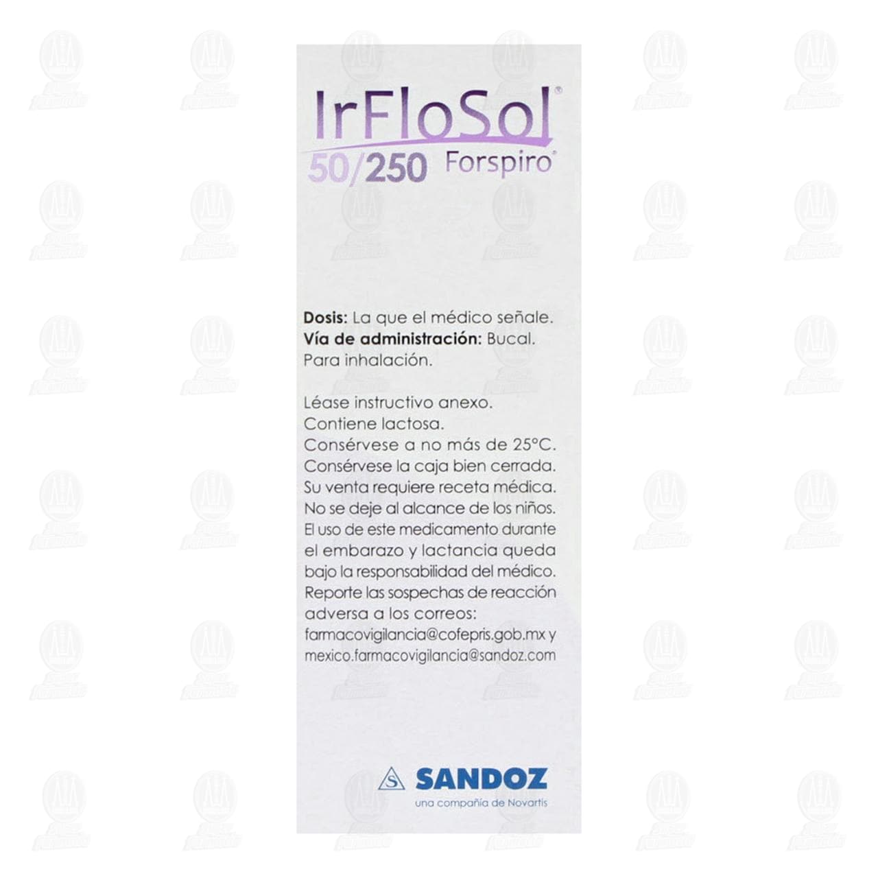 Irflosol 50mcg/250mcg Polvo para Inhalaci&oacute;n, 60 Dosis. image number 3