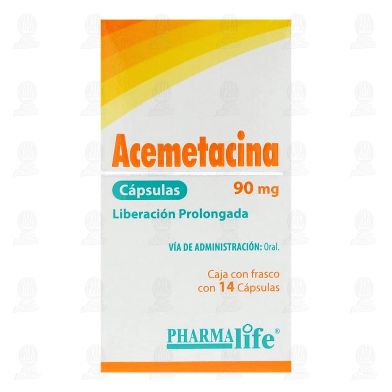Acemetacina 90 mg, 14 C&aacute;psulas Pharmalife. image number 1