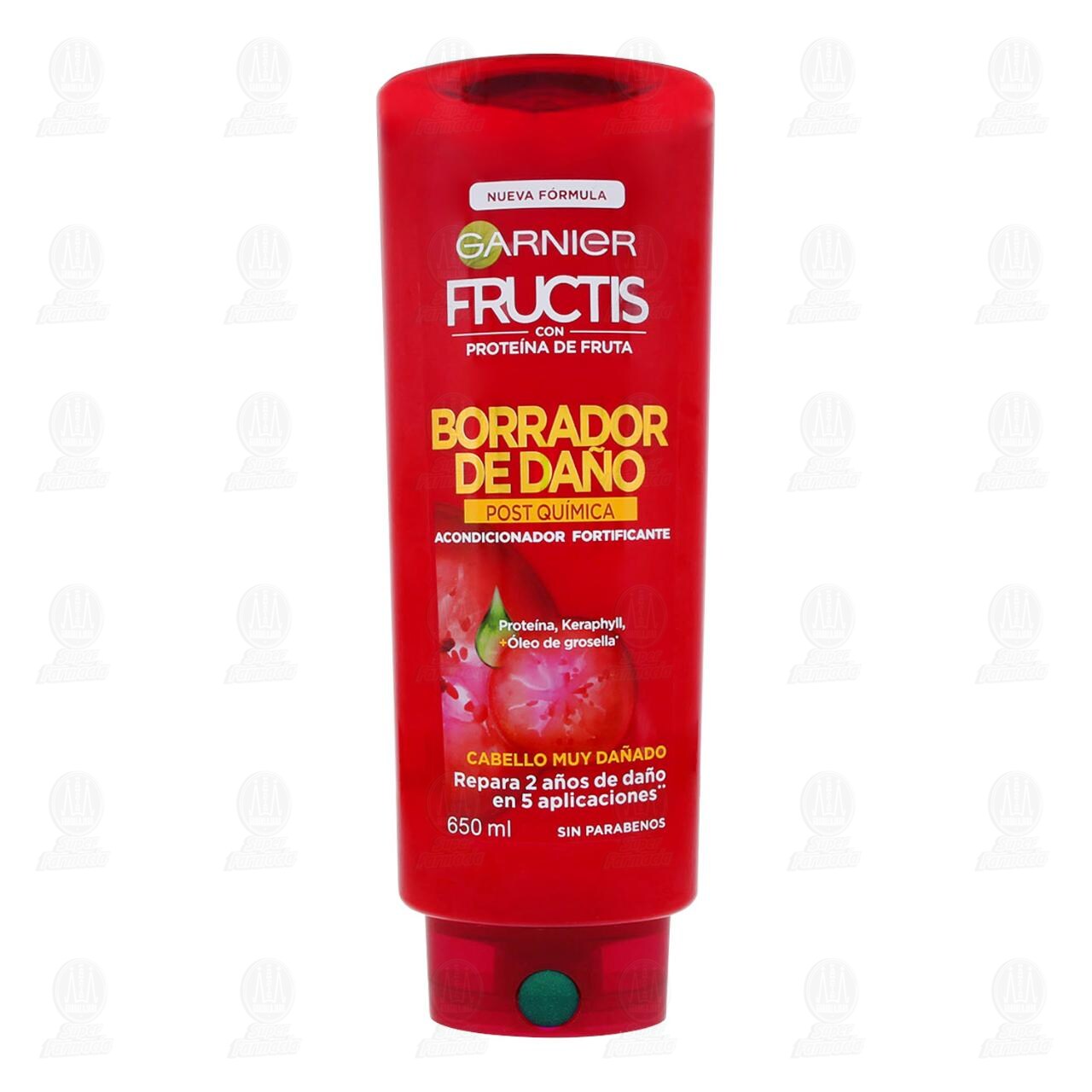 Acondicionador Fructis Borrador de Da&ntilde;o Post Qu&iacute;mica, 650 ml. image number 1
