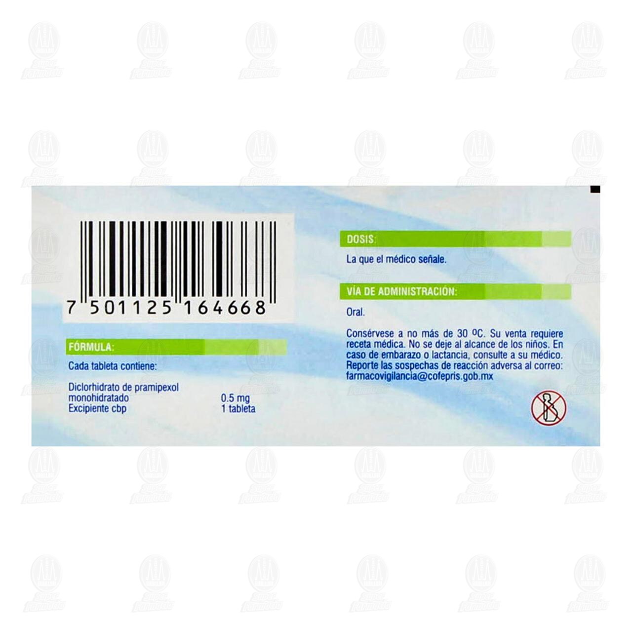 Mepimer 0.5 mg, 30 Tabletas. image number 2