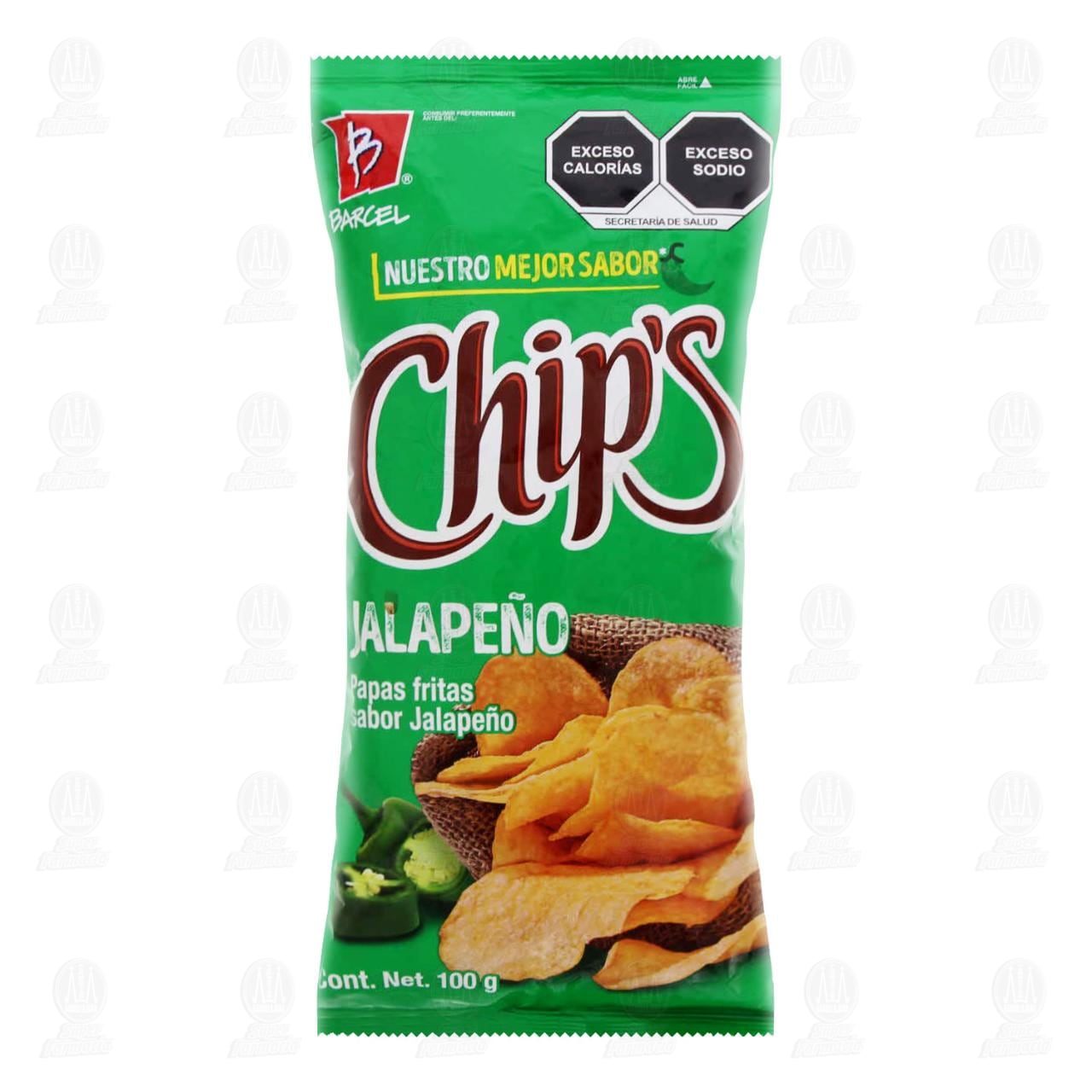 Imagen para Papas Chip's Jalapeño, 100 gr.