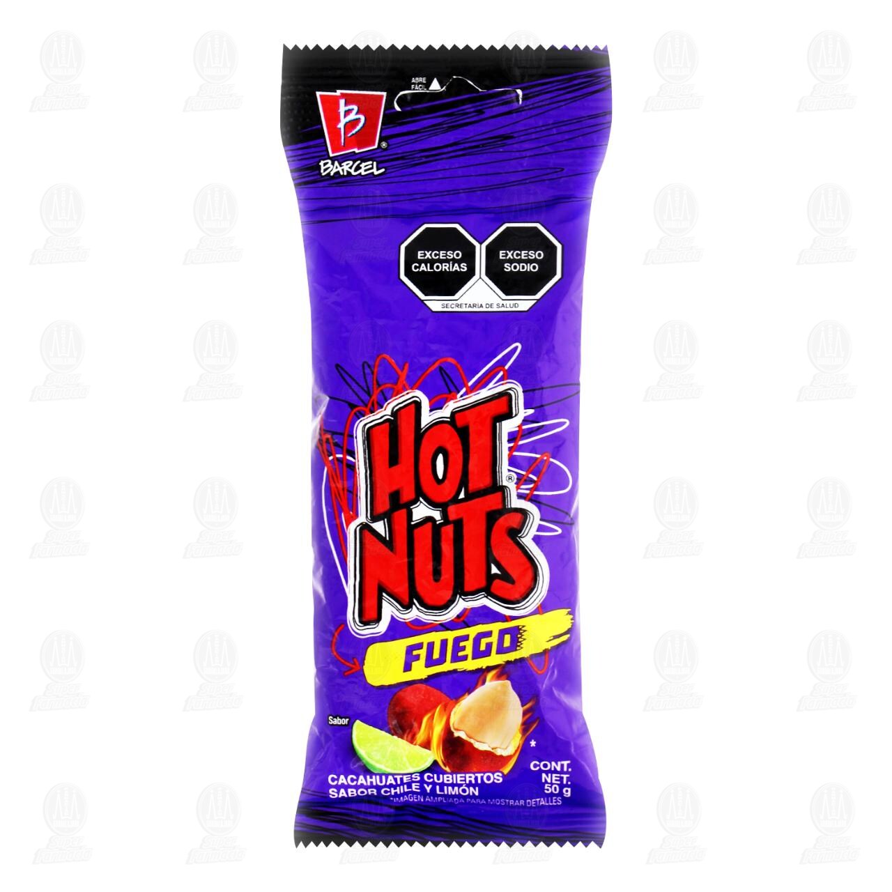 Cacahuates Hot Nuts Fuego, 50 gr. image number 0