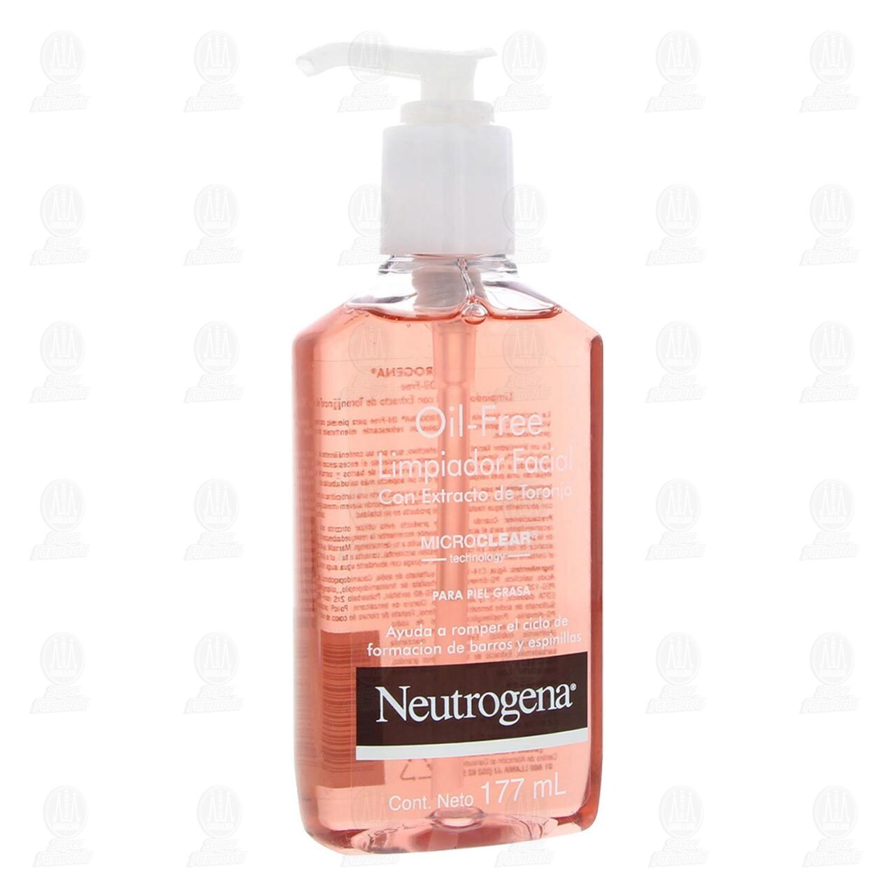 Gel Limpiador Facial Neutrogena Oil-Free con Extracto de Toronja, 177 ml. image number 0