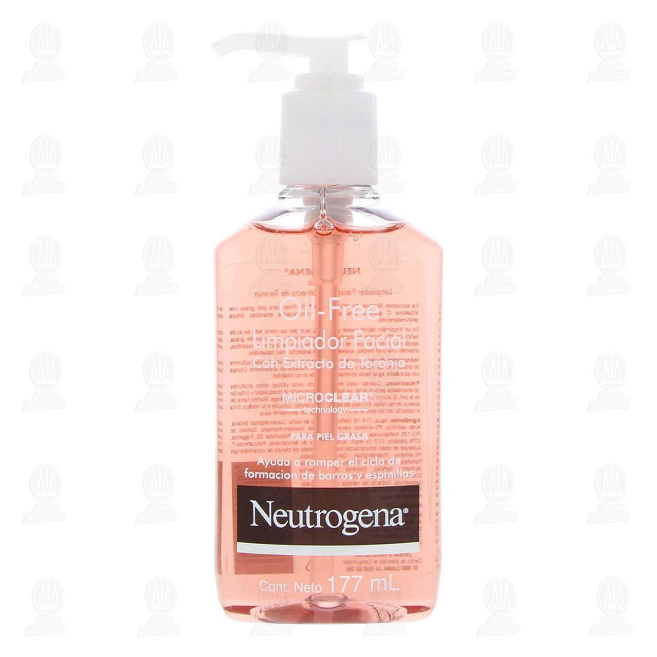 Gel Limpiador Facial Neutrogena Oil-Free con Extracto de Toronja, 177 ml. image number 1