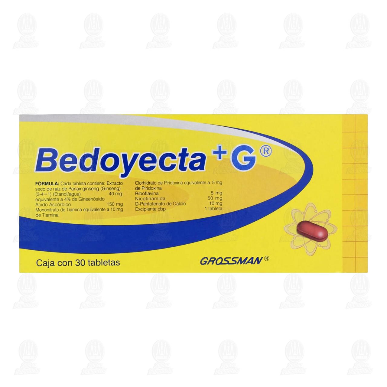 Bedoyecta+G, 30 Tabletas. image number 2