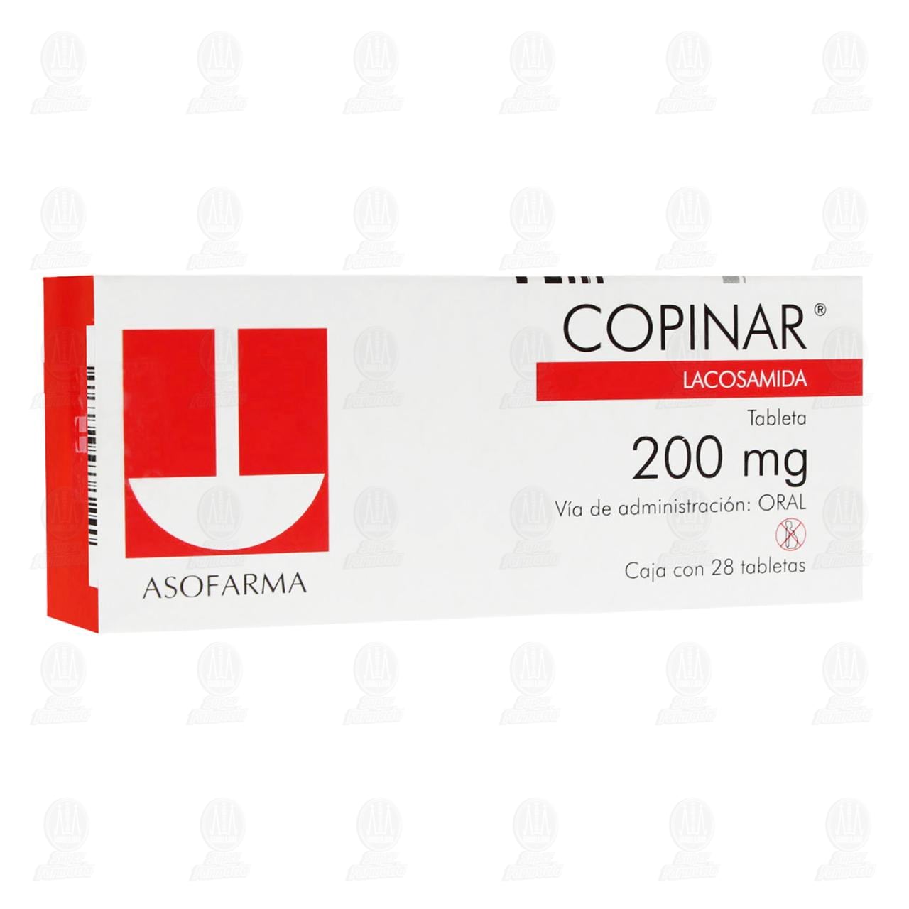 Copinar 200 mg, 28 Tabletas.