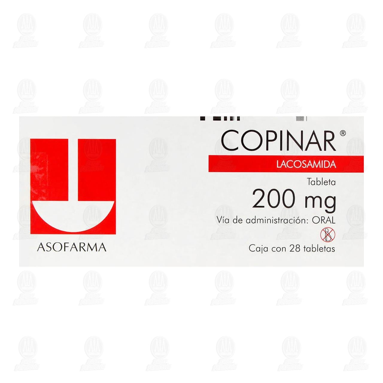 Copinar 200 mg, 28 Tabletas. image number 1