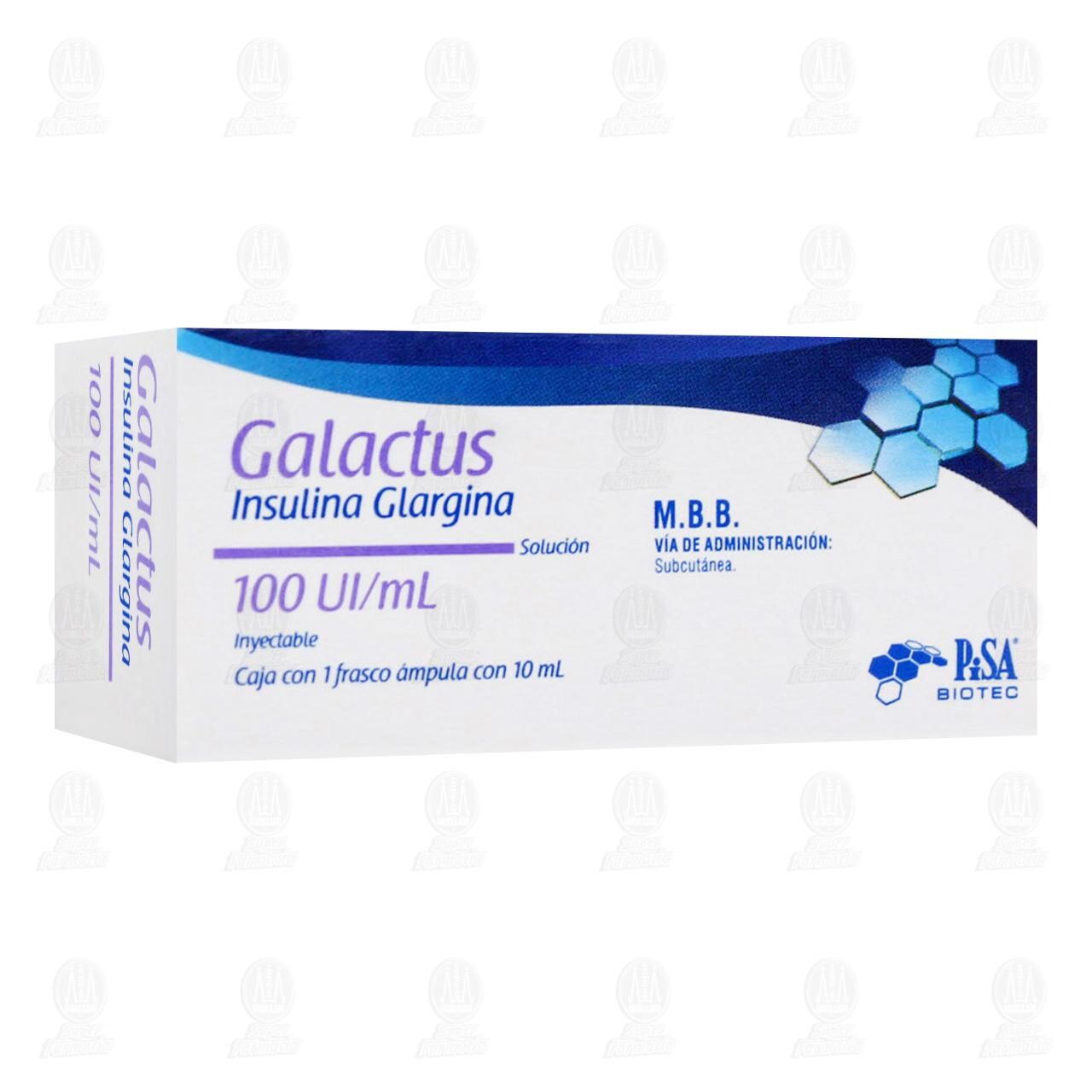 Galactus 100UI/ml Soluci&oacute;n Inyectable &Aacute;mpula, 10 ml. image number 0