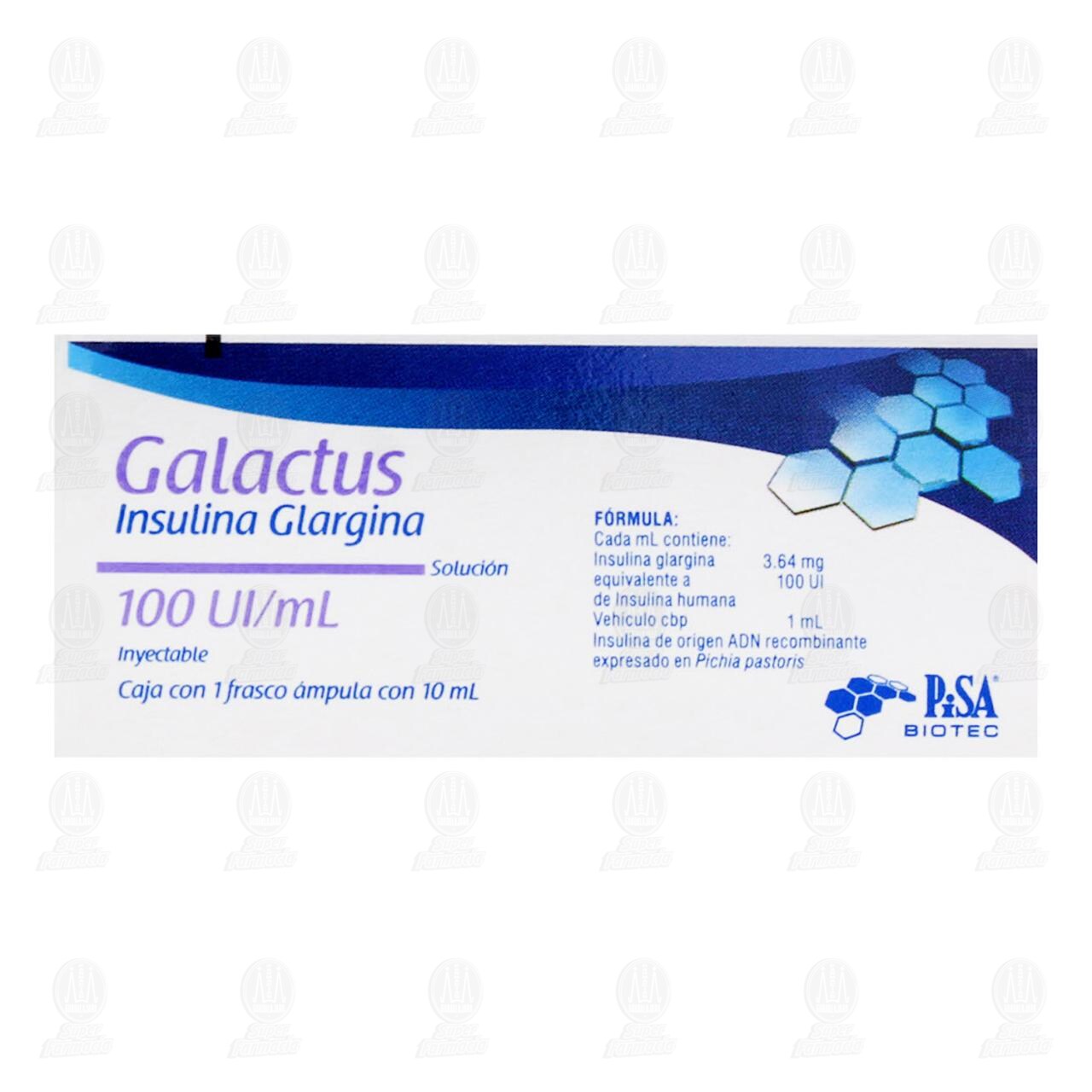 Galactus 100UI/ml Soluci&oacute;n Inyectable &Aacute;mpula, 10 ml. image number 2