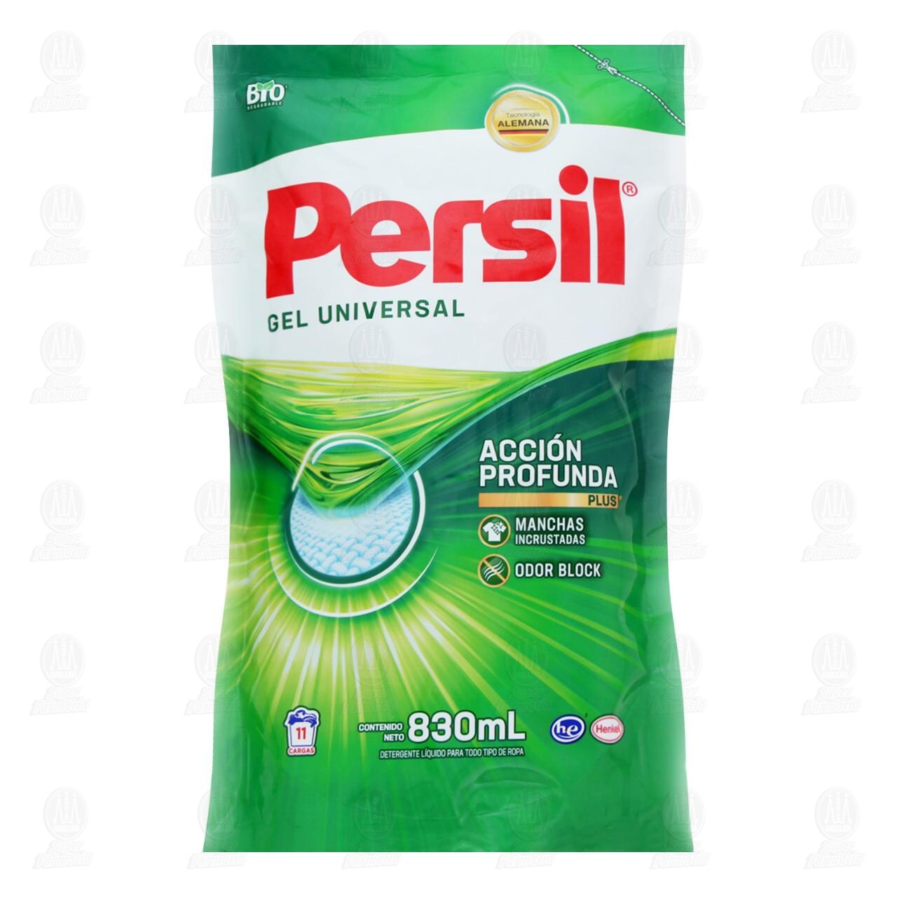 Detergente L&iacute;quido Persil Gel Universal, 830 ml.