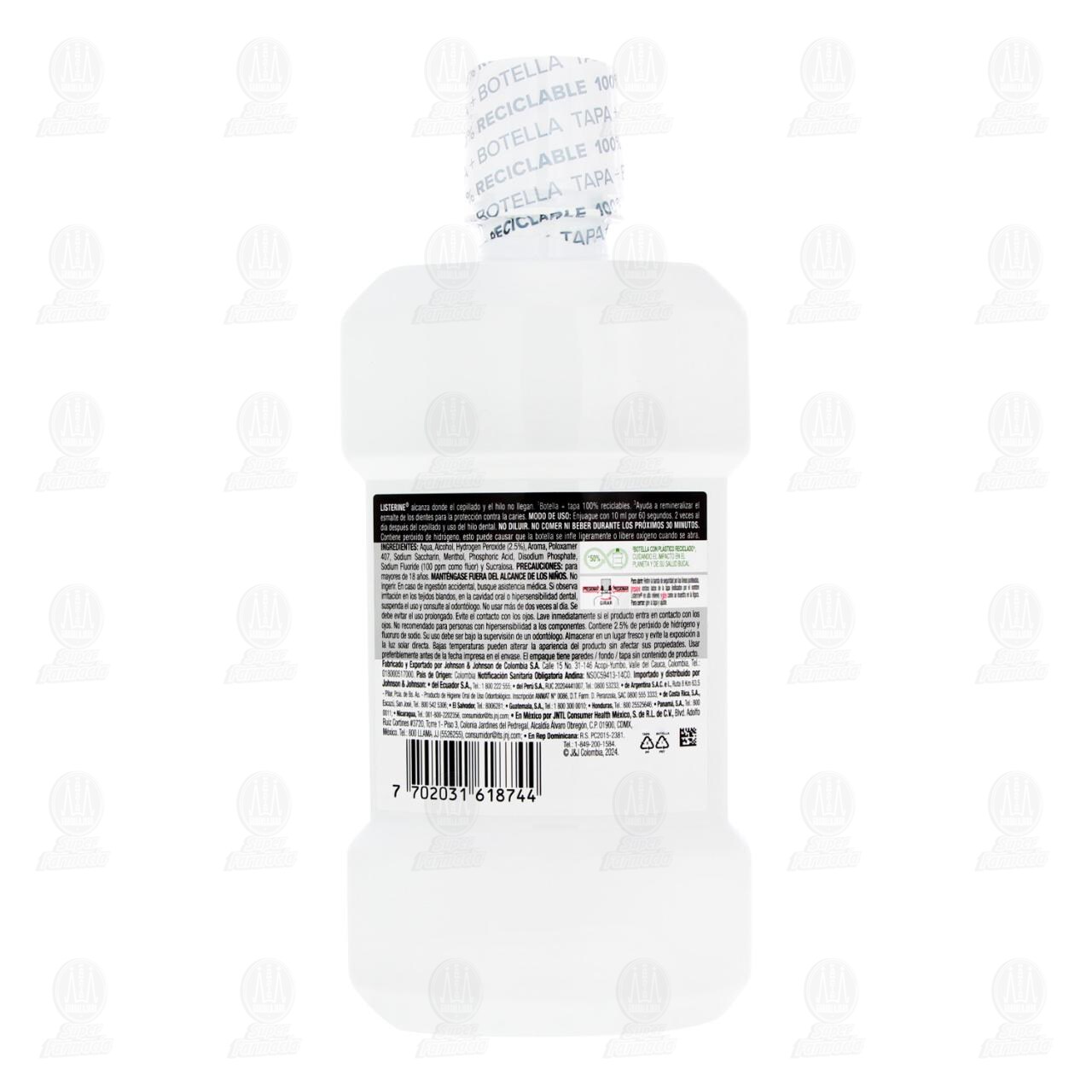 Enjuague Bucal Listerine Whitening Extreme Frescura Suave, 473 ml. image number 2