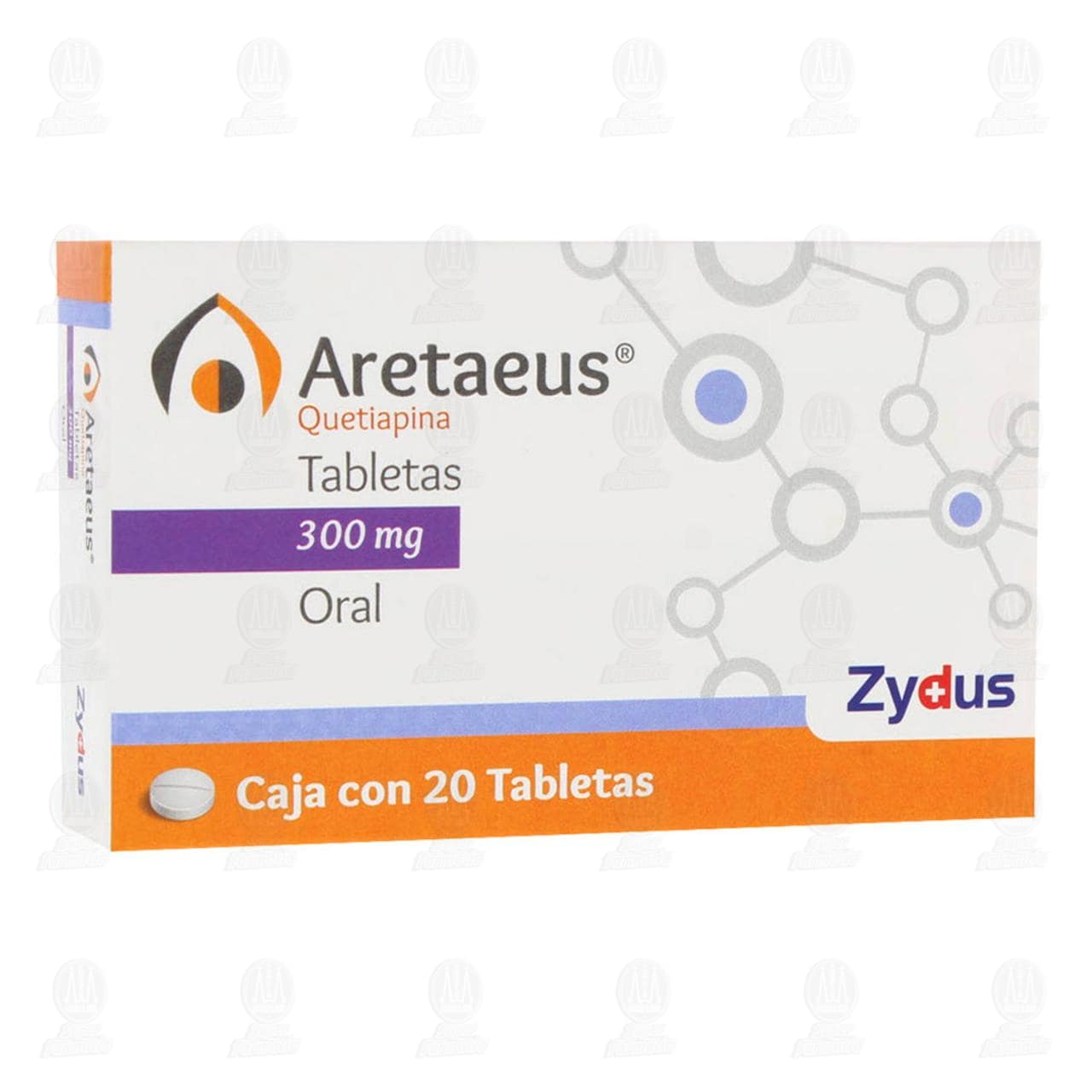 Aretaeus 300 mg, 20 Tabletas. image number 0