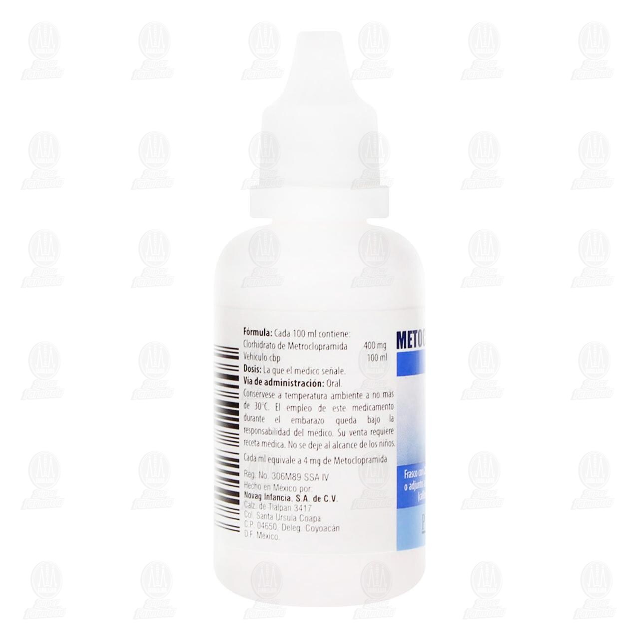 Metoclopramida 400 mg Gotas, 20 ml Pharmalife. image number 2