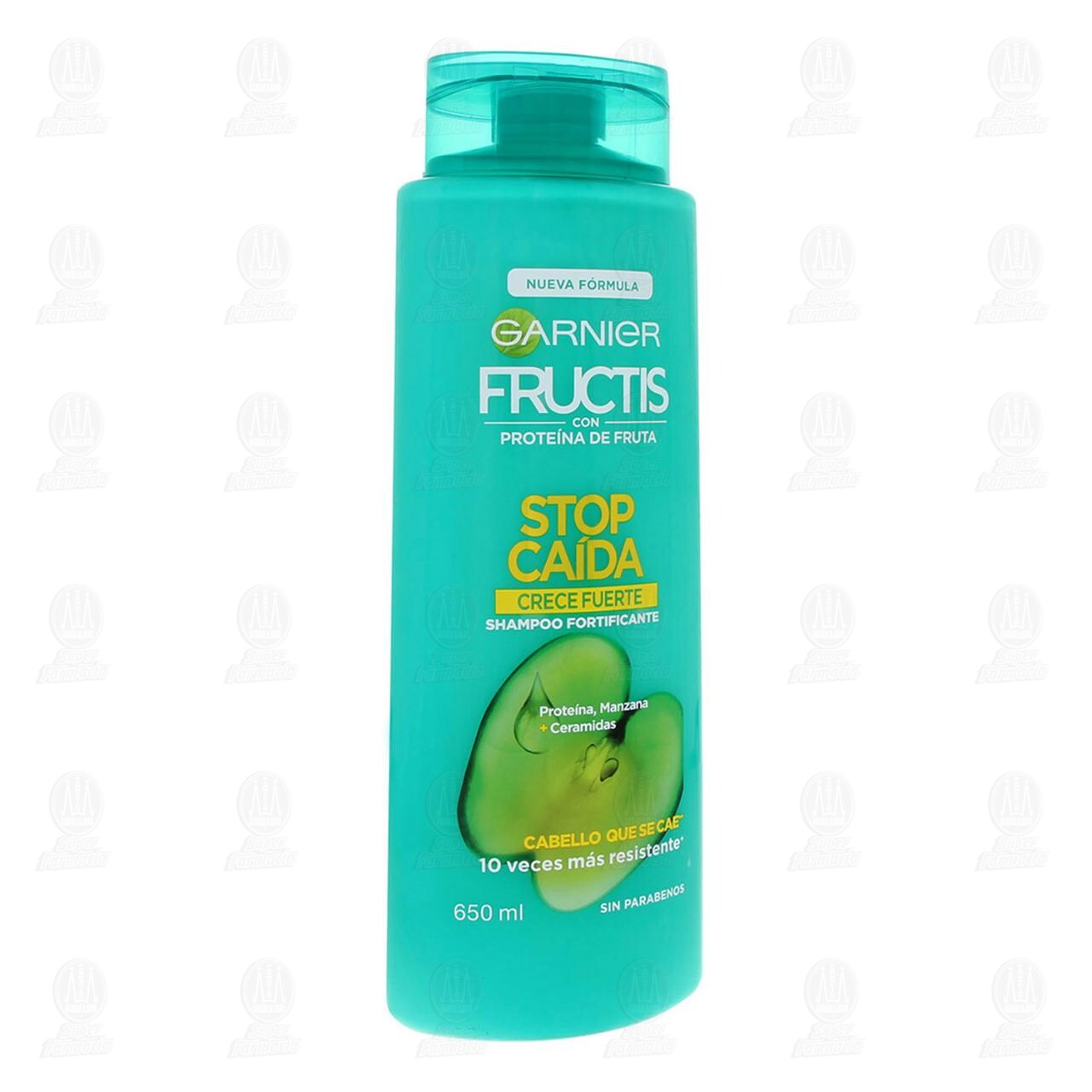 Shampoo Garnier Fructis Stop Caída Crece Fuerte, 650 ml.